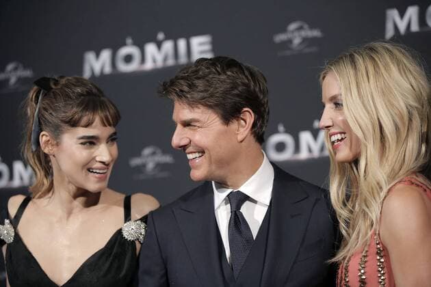 Premiere de Momie au Grand Rex a Paris. Photo: Laurent Guerin E Press Photo Tom Cruise;Sofia Boutella;Annabelle Wallis Paris France  522089