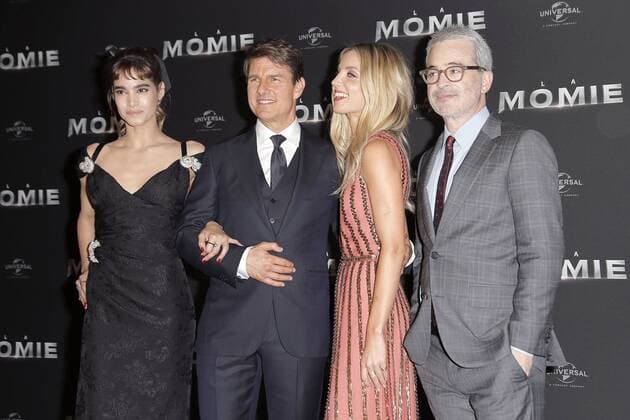 Premiere de Momie au Grand Rex a Paris. Photo: Laurent Guerin E Press Photo Tom Cruise;Sofia Boutella;Annabelle Wallis;Alex Kurtzman Paris France  522089