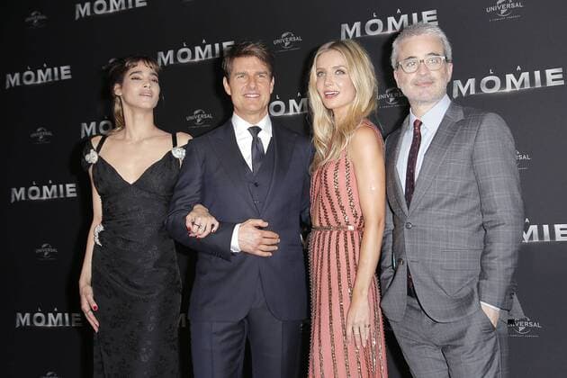 Premiere de Momie au Grand Rex a Paris. Photo: Laurent Guerin E Press Photo Tom Cruise;Sofia Boutella;Annabelle Wallis;Alex Kurtzman Paris France  522089