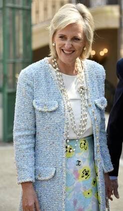 Princess Astrid of Belgium pictured during a ceremony for the Queen Paola Award 2015-2016 (Koningin Paolaprijs - Prix Reine Paola) for education, at the royal castle in Laken Laeken, Brussels, Wednesday 31 May 2017. This year s themes are sciences, mathematics and technology.  ERICxLALMAND 05106852