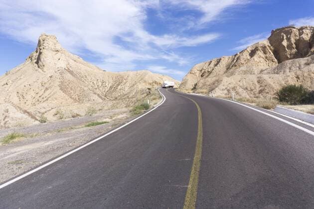 On the road in Baja California, Mexico, North America Copyright: PeterxGroenendijk 483-2067