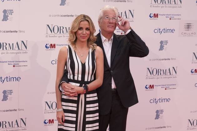 May 31, 2017 - Madrid, Spain - Richard Gere and Alejandra silva attend Norman: The Moderate Rise and Tragic Fall of a New York Fixer Madrid Premiere on May 31, 2017 in Madrid, Spain Madrid Spain  - ZUMAn230 20170531_zaa_n230_234 Copyright: xOscarxGonzalezx