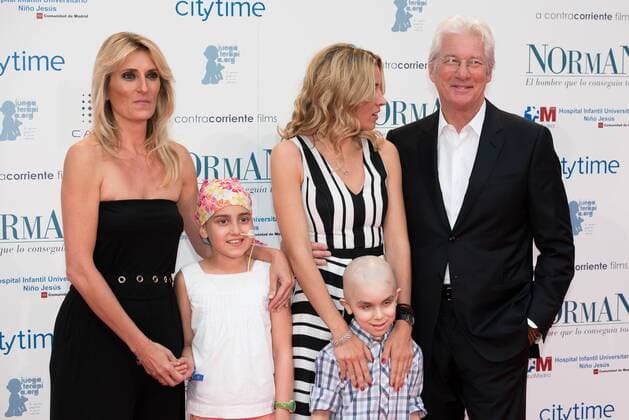 May 31, 2017 - Madrid, Spain - Richard Gere and Alejandra Silva Attend the NORMAN Spanish premiere at Callao Cinema in Madrid on May 31, 2017 Madrid Spain  - ZUMAn230 20170531_zaa_n230_248 Copyright: xGabrielxMasedax