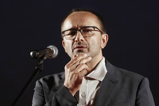 MOSCOW, RUSSIA - MAY 31, 2017: Director Andrey Zvyagintsev at the premiere of his latest film Nelyubov Loveless . Zvyagintsev has won the Jury Prize for the film at the 70th Cannes Film Festival. Alexander Shcherbak TASS  TS050FC6