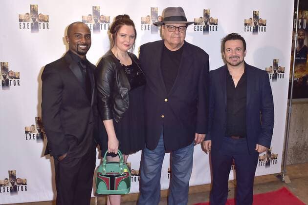 Markiss McFadden, Paul Sorvino mit Ehefrau Dee Dee Sorvino und Moziko Wind bei der Premiere des Spielfilms Executor im Landmark Regent Theater. Los Angeles, 01.06.2017 Foto:xD.xStarbuckx xFuturexImage