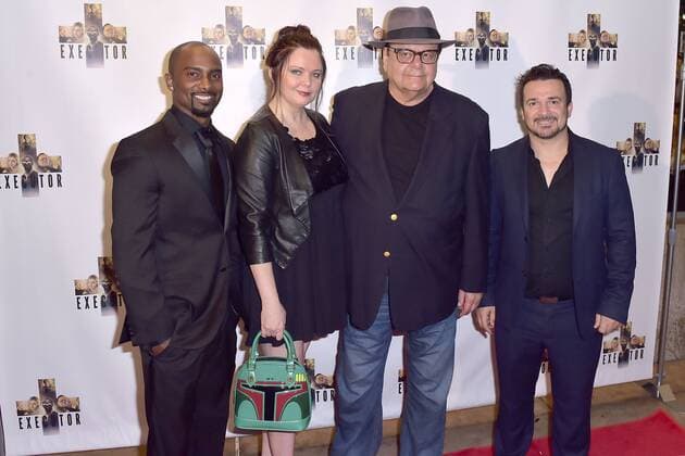 Markiss McFadden, Paul Sorvino mit Ehefrau Dee Dee Sorvino und Moziko Wind bei der Premiere des Spielfilms Executor im Landmark Regent Theater. Los Angeles, 01.06.2017 Foto:xD.xStarbuckx xFuturexImage