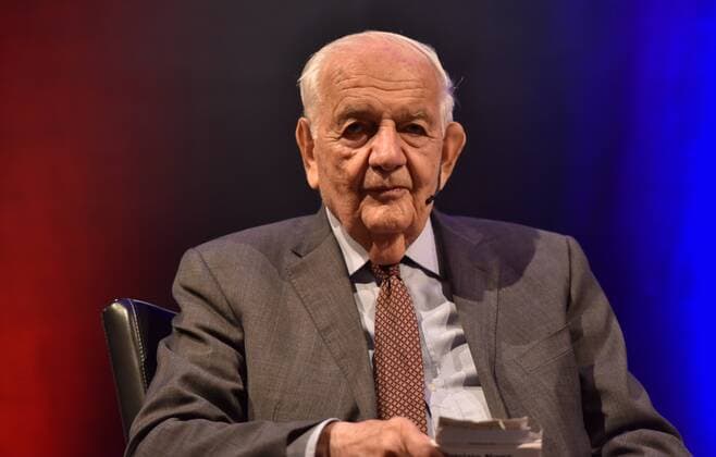 Der deutsch-französische Publizist, Soziologe und Politikwissenschaftler Alfred Grosser liest und redet am 06.06.2017 in Köln auf der 5. phil.COLOGNE, das internationale Festival der Philosophie