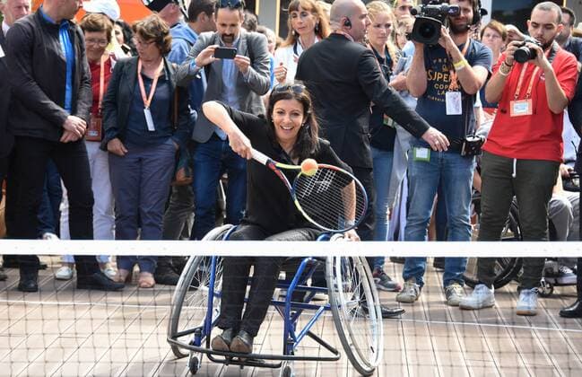 Anne Hidalgo ( Maire de Paris ) NEWS : Roland Garros 2017 - Internationaux de France - 07 06 2017 FedericoPestellini Panoramic 