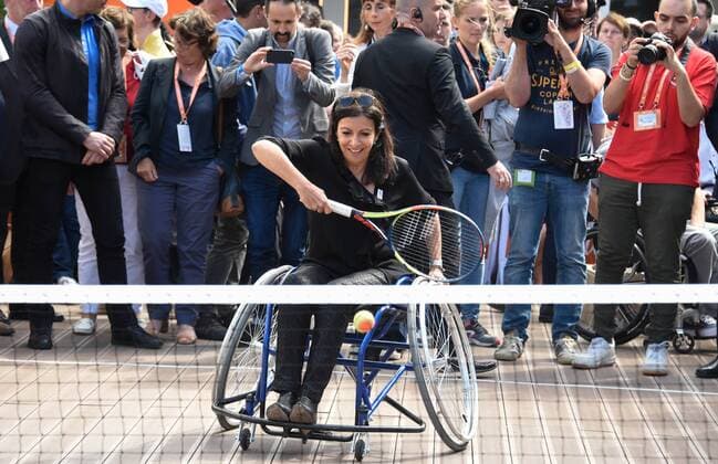 Anne Hidalgo ( Maire de Paris ) NEWS : Roland Garros 2017 - Internationaux de France - 07 06 2017 FedericoPestellini Panoramic 
