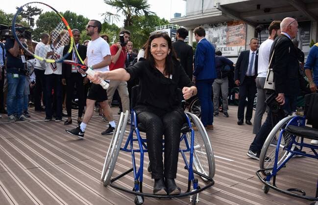Anne Hidalgo ( Maire de Paris ) NEWS : Roland Garros 2017 - Internationaux de France - 07 06 2017 FedericoPestellini Panoramic 