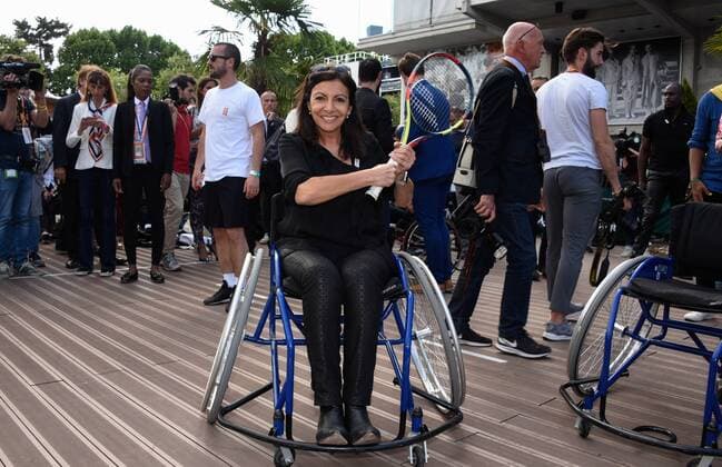Anne Hidalgo ( Maire de Paris ) NEWS : Roland Garros 2017 - Internationaux de France - 07 06 2017 FedericoPestellini Panoramic 