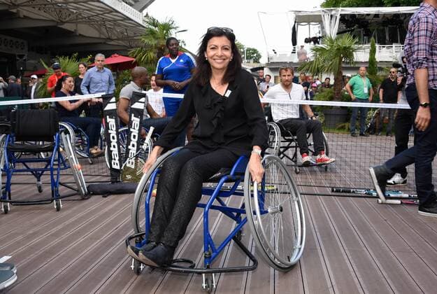 Anne Hidalgo ( Maire de Paris ) NEWS : Roland Garros 2017 - Internationaux de France - 07 06 2017 FedericoPestellini Panoramic 