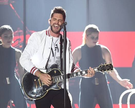 June 7, 2017 - Nashville, TN, USA - 07 June 2017 - Nashville, Tennessee - Thomas Rhett. 2017 CMT Music Awards held at Music City Center. Photo Credit: AdMedia Nashville USA - ZUMAa123 20170607_zaa_a123_278 Copyright: xLauraxFarrx