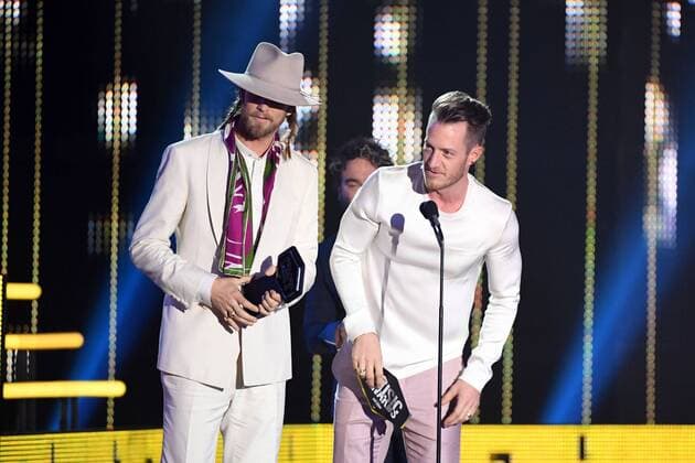 June 7, 2017 - Nashville, TN, USA - 07 June 2017 - Nashville, Tennessee - Brian Kelley, Tyler Hubbard, Florida Georgia Line. 2017 CMT Music Awards held at Music City Center. Photo Credit: AdMedia Nashville USA - ZUMAa123 20170607_zaa_a123_392 Copyright: xLauraxFarrx