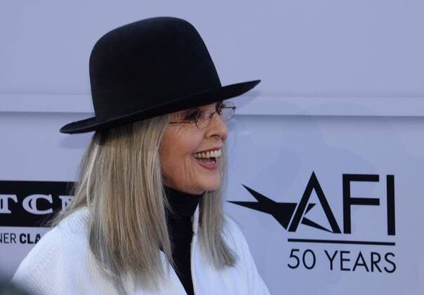 Honoree Diane Keaton arrives for American Film Institute s 45th annual Life Achievement Award tribute gala at the Dolby Theatre in the Hollywood section of Los Angeles on June 8, 2017.  LAP2017060855 JIMxRUYMEN