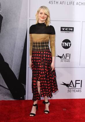 June 8, 2017 - Hollywood, CA, United States - 8 June 2017 - Los Angeles, California - Emma Stone. 2017 AFI Life Achievement Award Gala Honoring Diane Keaton held at the Dolby Theatre in Hollywood. Photo Credit: AdMedia Hollywood United States - ZUMAa123 20170608_zaa_a123_518 Copyright: xAdmediax