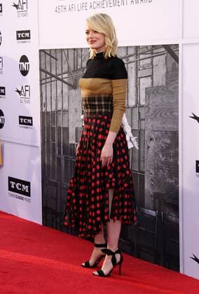 June 8, 2017 - Hollywood, CA, United States - 8 June 2017 - Los Angeles, California - Emma Stone. 2017 AFI Life Achievement Award Gala Honoring Diane Keaton held at the Dolby Theatre in Hollywood. Photo Credit: AdMedia Hollywood United States - ZUMAa123 20170608_zaa_a123_500 Copyright: xAdmediax