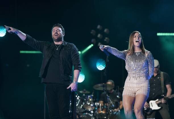 Jun. 10, 2017 - Nashville, Tennessee; USA - Musician CHRIS YOUNG and CASSADEE POPE performs at Nissan Stadium as part of the 2017 CMA Music Festival that is taking place in downtown Nashville. The four day country music festival will attract thousands of fans from around the world to see a variety of artist on multiple stages. Copyright 2017 . Nashville USA - ZUMAm78_ 20170610_zaf_m78_019 Copyright: xJasonxMoorex