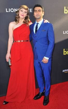 June 12, 2017 - Hollywood, California, U.S. - Emily V. Gordon,Kumail Nanjiani attends The Los Angeles Premiere of The Big Sick held at the Arclight Cinerama Dome in Hollywood, California on June 12, 2017. 2017 Hollywood U.S. - ZUMAl86_ 20170612_zaf_l86_017 Copyright: xDavexLongendykex