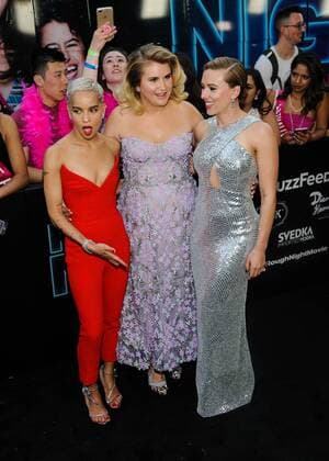 218481 Mario Santoro AdMedia Starface 2017-06-12 NY New York Etats-Unis Premiere du film Rough Night a New York. 12 May 2017 - New York, New York - Zoe Kravitz, Jillian Bell, Scarlett Johansson. Rough Night NYC Premiere at AMC Loews Lincoln Square. Photo Credit: Mario Santoro AdMedia  Copyright: xMarioxSantoro AdMediax STAR_218481_010