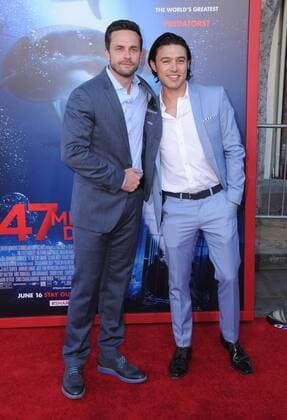 June 12, 2017 - Westwood, CA, United States - 12 June 2017 - Westwood, California - Chris Johnson, Yani Gellman. 47 Meters Down Los Angeles Premiere held at Regency Village Theatre in Westwood. Photo Credit: AdMedia Westwood United States - ZUMAa123 20170612_zaa_a123_129 Copyright: xBirdiexThompsonx