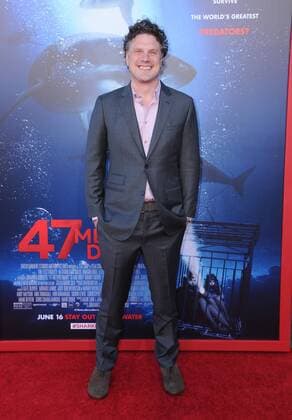 June 12, 2017 - Westwood, CA, United States - 12 June 2017 - Westwood, California - Johannes Roberts. 47 Meters Down Los Angeles Premiere held at Regency Village Theatre in Westwood. Photo Credit: AdMedia Westwood United States - ZUMAa123 20170612_zaa_a123_139 Copyright: xBirdiexThompsonx