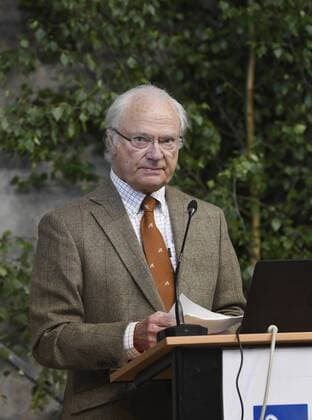 Swedish royals visit Stenhammardagen (Stenhammar day) Carl Gustav de Suede Flen France  525389
