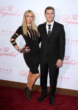 June 12, 2017 - Los Angeles, CA, United States - 12 June 2017 - Los Angeles, California - Paris Hilton with boyfriend Chris Zylka. The Beguiled Premiere held at the Directors Guild of America. Photo Credit: AdMedia Los Angeles United States - ZUMAa123 20170612_zaa_a123_311 Copyright: xAdmediax