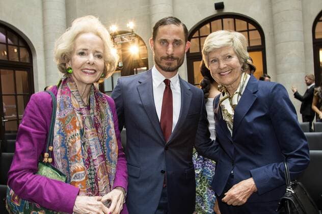 Isa Gräfin von Hardenberg, Clemens Schick und Friede Springer bei der Verleihung des Montblanc de la Culture Arts Patronage Award 2017 im Humboldt Carre. Berlin, 13.06.2017 Foto:xK.xWernerx xFuturexImage