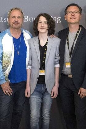 Uwe Ochsenknecht, Maximilian Ehrenreich und Matthias Eder bei der Premiere des Kinderfilms des Deutschen Bundestages Applaus für Felix - Ein Tag im Bundestag im Rahmen des Deutschen Kinder-Medien-Festivals Goldener Spatz im CineStar. Erfurt, 14.06.2017 Foto:xM.xKremerx xFuturexImage