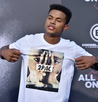 Trevor Jackson arrives for the premiere of All Eyez on Me at the Westwood Village Theaters in Los Angeles, California on June 14, 2017.  LAP20170614834 CHRISTINExCHEW