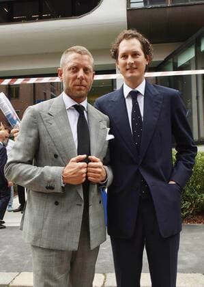 foto IPP Massimo Rana Torino 15-06-2017 Inaugurazione della nuova sede della Fondazione Agnelli nella foto lapo elkann e john elkann Italy Photo Press - World Copyright  0