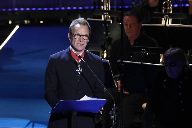 Bilder des Tages Sting Polar Music Prize 2017, awards ceremony, Stockholm, Sweden, 2017-06-15 (c) Patrik C Österberg IBL XPBE Sting Stockholm Sweden  525979