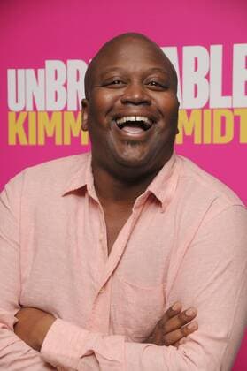 June 15, 2017 - Los Angeles, CA, United States - 15 June 2017 - Los Angeles, California - Titus Burgess. FYC Unbreakable Kimmy Schmidt held at the UCB Sunset Theater in Los Angeles. Photo Credit: AdMedia Los Angeles United States - ZUMAa123 20170615_zaa_a123_239 Copyright: xBirdiexThompsonx