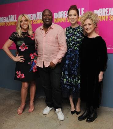 June 15, 2017 - Los Angeles, CA, United States - 15 June 2017 - Los Angeles, California - Jane Krakowski, Titus Burgess, Ellie Kemper, Carol Kane. FYC Unbreakable Kimmy Schmidt held at the UCB Sunset Theater in Los Angeles. Photo Credit: AdMedia Los Angeles United States - ZUMAa123 20170615_zaa_a123_260 Copyright: xBirdiexThompsonx