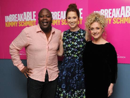 June 15, 2017 - Los Angeles, CA, United States - 15 June 2017 - Los Angeles, California - Titus Burgess, Ellie Kemper, Carol Kane. FYC Unbreakable Kimmy Schmidt held at the UCB Sunset Theater in Los Angeles. Photo Credit: AdMedia Los Angeles United States - ZUMAa123 20170615_zaa_a123_262 Copyright: xBirdiexThompsonx