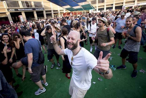 June 15, 2017 - Barcelona, Catalonia, Spain - Images of electronic moÂºsic festival Sonar 2017 in Barcelona, Spain on June 15, 2017 Barcelona Spain  - ZUMAn230 20170615_zaa_n230_429 Copyright: xMiquelxLlopx