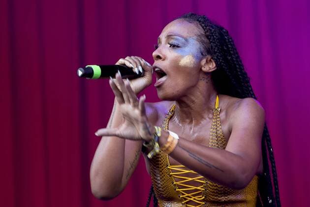June 15, 2017 - Barcelona, Catalonia, Spain - R&B music DAWN during her performance at Barcelona s Sonar 2017 Festival in Barcelona, Spain on June 15, 2017 Barcelona Spain  - ZUMAn230 20170615_zaa_n230_433 Copyright: xMiquelxLlopx