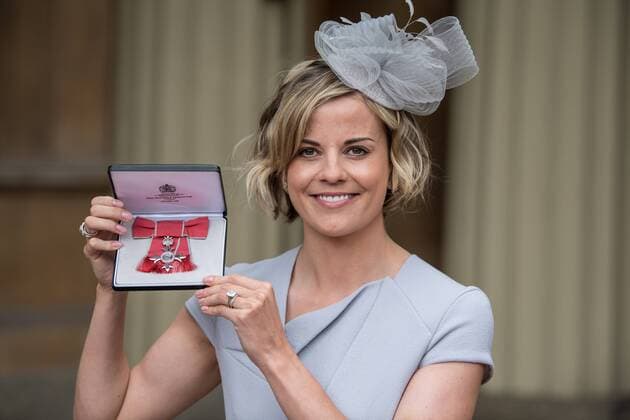 . 16 06 2017. London, United Kingdom. Suzanne Wolff, who received an OBE at an Investiture at Buckingham Palace in London.  xCPNAx xi-Imagesx IIM-15396-0001