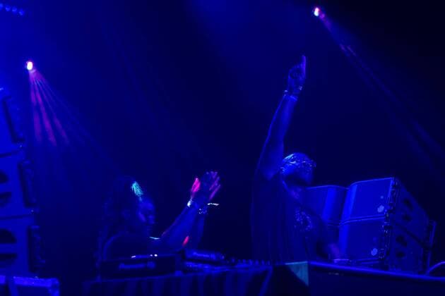 US DJ Robert Hood (R) Floorplant and his daughter Lyric Hood perform at the Sonar 2017 during the second day of the music festival in Barcelona, Catalonia, Spain, 16 June 2017. Second day of the Sonar music festival in Barcelona !ACHTUNG: NUR REDAKTIONELLE NUTZUNG!  Copyright: xQuiquexGarcíax BCN001 20170617-636332602120380130