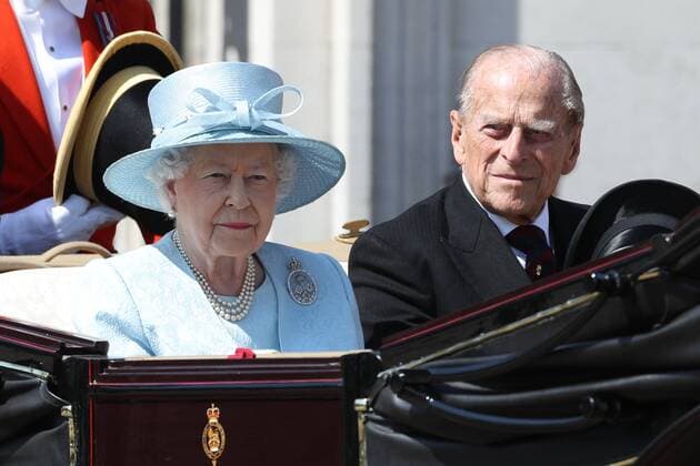 . 17 06 2017. London, United Kingdom. Royals leaving Buckingham Palace for Trooping the Colour in London.  xStephenxLockx xi-Imagesx IIM-15401-0010