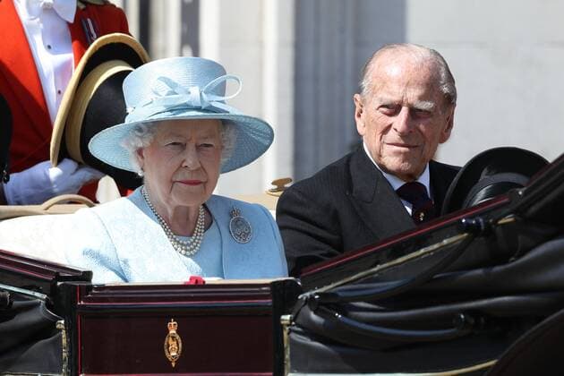 . 17 06 2017. London, United Kingdom. Royals leaving Buckingham Palace for Trooping the Colour in London.  xStephenxLockx xi-Imagesx IIM-15401-0011