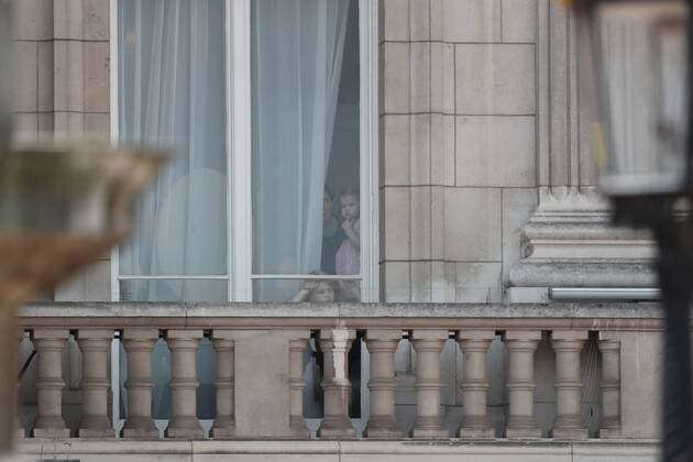 . 17 06 2017. London, United Kingdom. Members of the Royal family on the balcony of Buckingham Palace in London after Trooping the Colour .  xStephenxLockx xi-Imagesx IIM-15401-0025