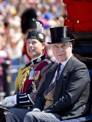 17-06-2017 England The ceremony of the Trooping the Colour, marking the monarch s official birthday, in London. Prince Andrew and Prince Edward  Copyright: xPPE Nieboerx