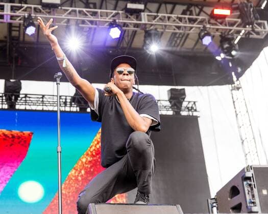 June 17, 2017 - Eau Claire, Wisconsin, U.S - SPANK ROCK (NAEEM JUWA) during Eaux Claires Music Festival in Eau Claire, Wisconsin Eau Claire U.S. - ZUMAs135 20170617_zap_s135_008 Copyright: xDanielxDeSloverx