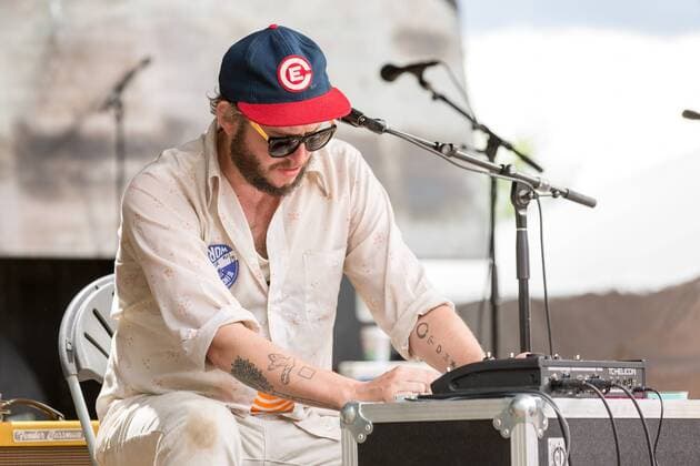 June 17, 2017 - Eau Claire, Wisconsin, U.S - JUSTIN VERNON of Big Red Machine on the Creek Stage during Eaux Claires Music Festival in Eau Claire, Wisconsin Eau Claire U.S. - ZUMAs135 20170617_zap_s135_026 Copyright: xDanielxDeSloverx