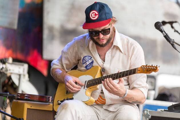 June 17, 2017 - Eau Claire, Wisconsin, U.S - JUSTIN VERNON of Big Red Machine on the Creek Stage during Eaux Claires Music Festival in Eau Claire, Wisconsin Eau Claire U.S. - ZUMAs135 20170617_zap_s135_027 Copyright: xDanielxDeSloverx