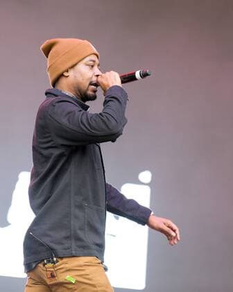 June 17, 2017 - Eau Claire, Wisconsin, U.S - Rapper DANNY BROWN (DANIEL DEWAN SEWELL) during Eaux Claires Music Festival in Eau Claire, Wisconsin Eau Claire U.S. - ZUMAs135 20170617_zap_s135_049 Copyright: xDanielxDeSloverx