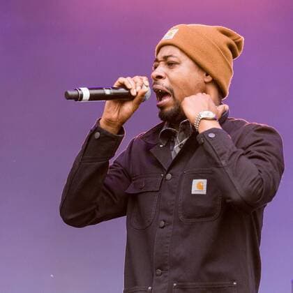 June 17, 2017 - Eau Claire, Wisconsin, U.S - Rapper DANNY BROWN (DANIEL DEWAN SEWELL) during Eaux Claires Music Festival in Eau Claire, Wisconsin Eau Claire U.S. - ZUMAs135 20170617_zap_s135_051 Copyright: xDanielxDeSloverx