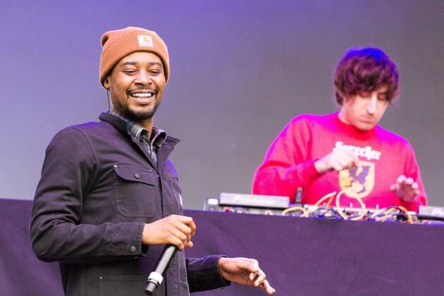 June 17, 2017 - Eau Claire, Wisconsin, U.S - Rapper DANNY BROWN (DANIEL DEWAN SEWELL) during Eaux Claires Music Festival in Eau Claire, Wisconsin Eau Claire U.S. - ZUMAs135 20170617_zap_s135_058 Copyright: xDanielxDeSloverx